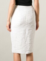 Thumbnail for your product : Jean Louis Scherrer Pre-Owned Embroidered Pencil Skirt