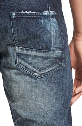 PRPS Men's 'Demon' Repaired Slim Straight Leg Jeans