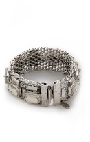 Thumbnail for your product : Lee Angel Jewelry Emerald Cut Mesh Chain Bracelet