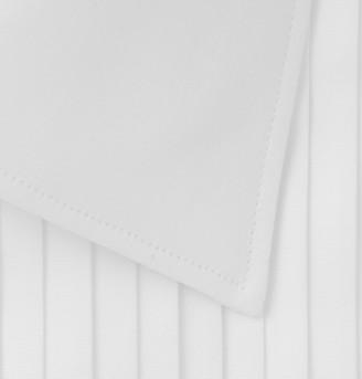 Gieves & Hawkes White Cotton-Poplin Spread-Collar Shirt