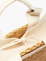 Thumbnail for your product : Muun Rosa G Round Straw Bag - Ivory Multi