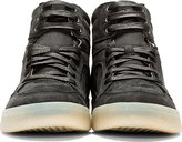 Thumbnail for your product : Diesel Black Nubuck Basket Dia Sneakers