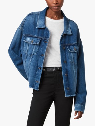 oasis nancy denim jacket light wash