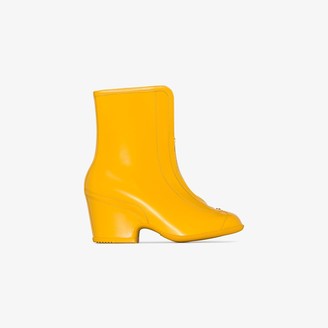 yellow gucci rain boots