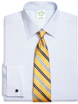 Thumbnail for your product : Brooks Brothers Non-Iron Extra-Slim Fit Mini Tattersall French Cuff Dress Shirt