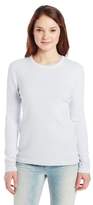 Thumbnail for your product : Three Dots Red Women's Long Sleeve Crew Neck T-Shirt