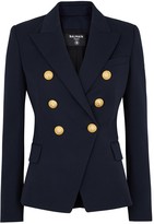 Double Breasted Navy Blazer Gold Buttons | Shop the worldâs largest collection of fashion 