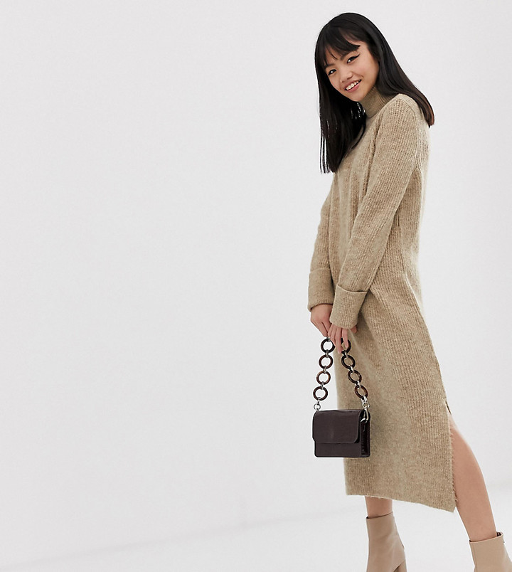 midi length sweater dress