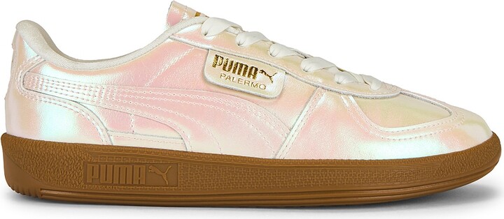 Puma Select Palermo in White,Pink