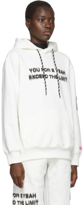Adidas Originals By Alexander Wang White You For E Yeah Exceed The Limit Hoodie