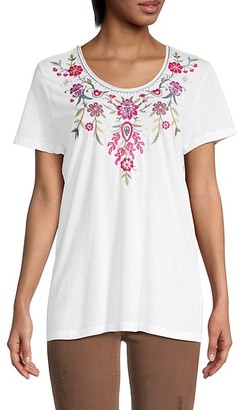 johnny was ariel cropped blouse