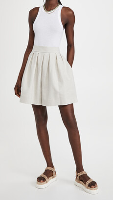 Rebecca Taylor Linen Suiting Shorts