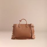Thumbnail for your product : Burberry The Large Banner In Leather And House Check