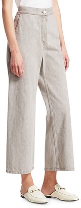 Rachel Comey Bishop High-Rise Crop Wide-Leg Jeans