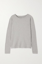 Thumbnail for your product : Base Range Net Sustain Ribbed Organic Cotton Sweater - Gray
