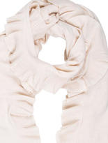 Thumbnail for your product : Allude Wool Ruffled Scarf w/ Tags