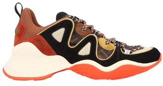 fendi lace up sneakers