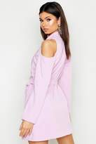 Thumbnail for your product : boohoo Woven Cut Out Shower Blazer Dress