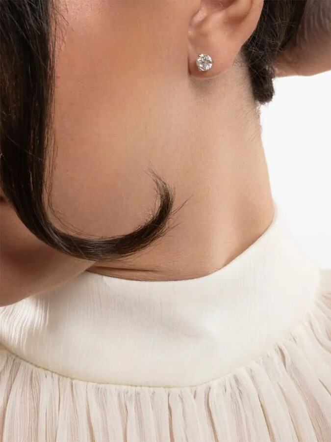 Nimo with Love Martini diamond stud earrings