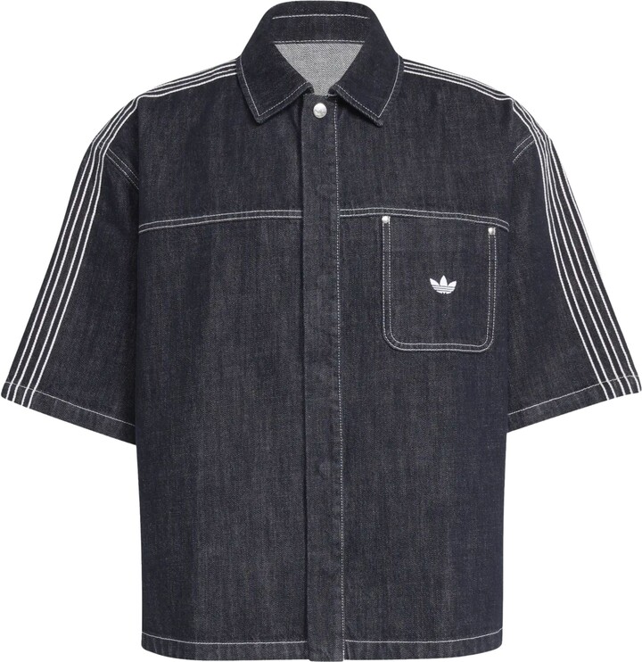 adidas Denim Shirt With Logo