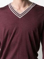 Thumbnail for your product : Brunello Cucinelli V-neck knitted jumper
