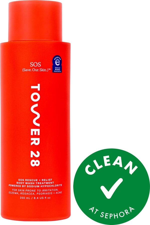 Tower 28 Beauty SOS Rescue + Relief Body Wash Treatment 8 fl oz/250 ml