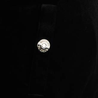 Moschino MoschinoGirls Black Chenille Embroidered Logo Jacket
