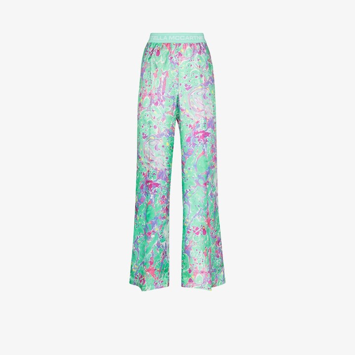 Stella Mccartney Silk Pants | Shop the world's largest collection 