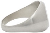 Thumbnail for your product : Jil Sander Silver Classic Chevalier Ring