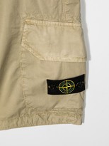 Thumbnail for your product : Stone Island Junior Logo Cargo Shorts