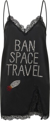 Bluebella Ashish Ban Space Travel satin slip dress