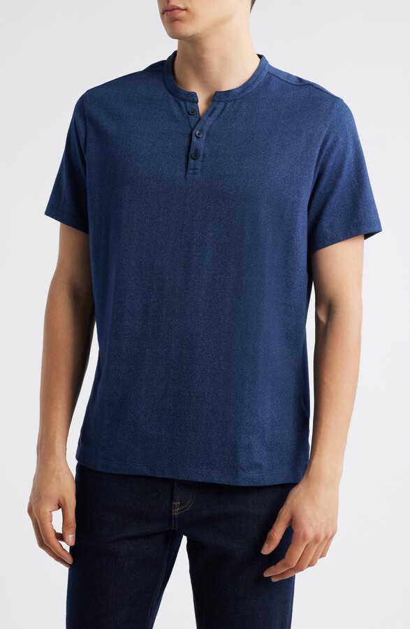 Robert Barakett Whitley Short Sleeve Henley