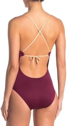Mossimo Block Party Colorblock One-Piece Swimsuit