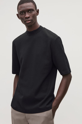 Cos Boxy Mock-Neck Top - ShopStyle Long Sleeve Shirts
