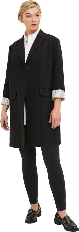 Ellos Women's Long Boyfriend Blazer
