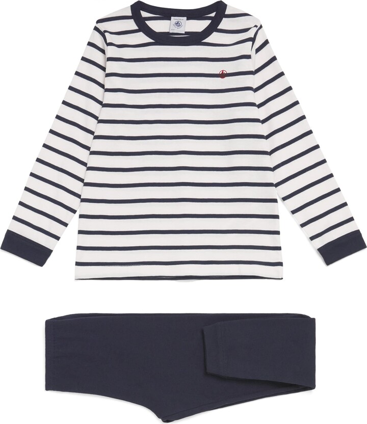 Petit Bateau Cotton Stripe Pyjama Set