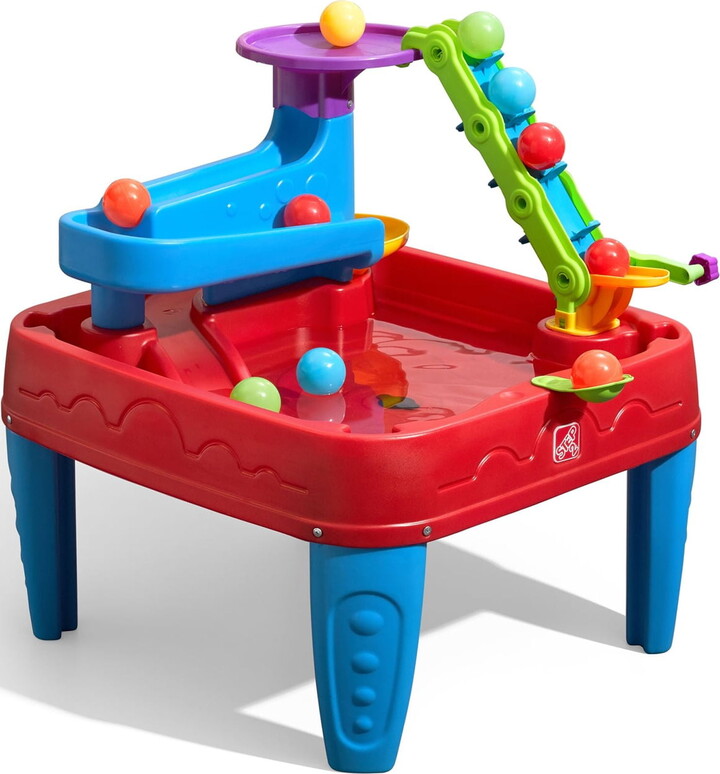 Step2 STEM Discovery Ball Red Plastic Water Table for Toddlers
