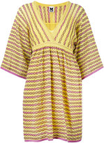 M Missoni - robe évasée rayée - women - coton/Polyamide/Polyester/fibre métallique - 40