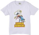 Thumbnail for your product : DC Comics Girls Super Powers Flying Short Sleeve T-Shirt,Size 6-8.5 Years (Manufacturer Size:7/8 Years (30 Inches))