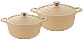 Thumbnail for your product : La Cuisine PRO Cast Iron Round Casserole Set with Enamel Finish in Blue (4-Piece)