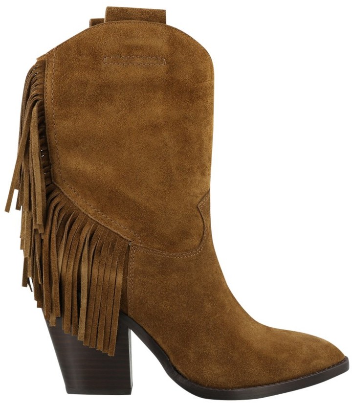 fringe ankle cowboy boots