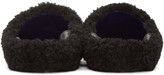 Thumbnail for your product : Fendi Black Shearling Loafers