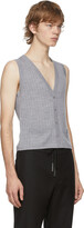 Thumbnail for your product : Dion Lee Grey Wool Vest