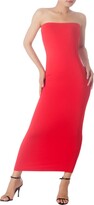 Thumbnail for your product : iB-iP Women's Casual Sleeveless Stretch Tube Pencil Bodycon Long Strapless Dress