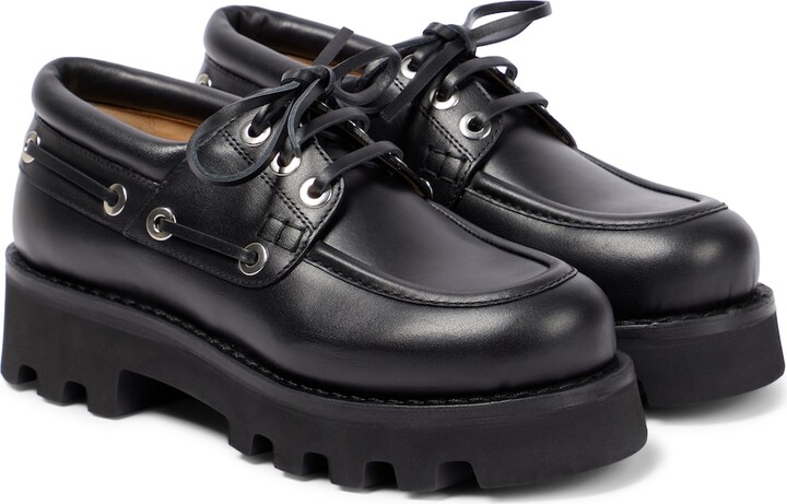 Proenza Schouler Moc leather platform Derby shoes ShopStyle