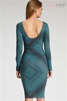 Thumbnail for your product : Lipsy Long Sleeve Printed Bodycon Dress