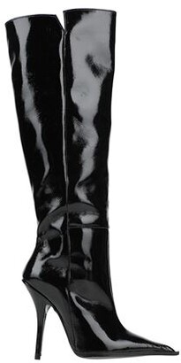 TIPE E TACCHI 7 Women Black Knee boots Textile fibers - ShopStyle