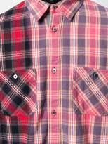 Thumbnail for your product : Sacai two-tone plaid shirt