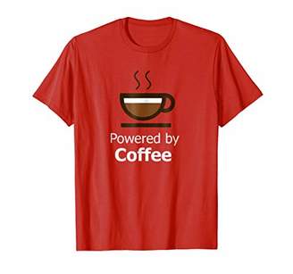 Powe by Coffee Tshirt Funny Coffee Drinker T-shirt