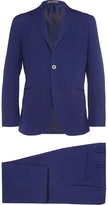 Thumbnail for your product : Boglioli Blue Slim-Fit Wool-Blend Travel Suit